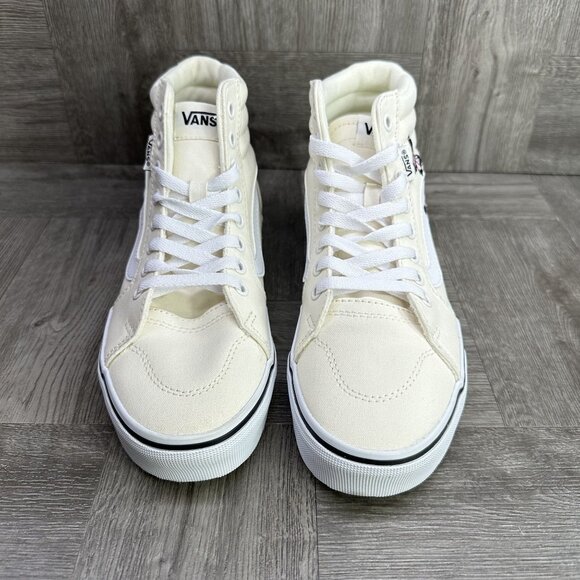 Vans Filmore High Women size 6.5 Ivory Butterfly Theme Skateboarding Shoes - Picture 4 of 8